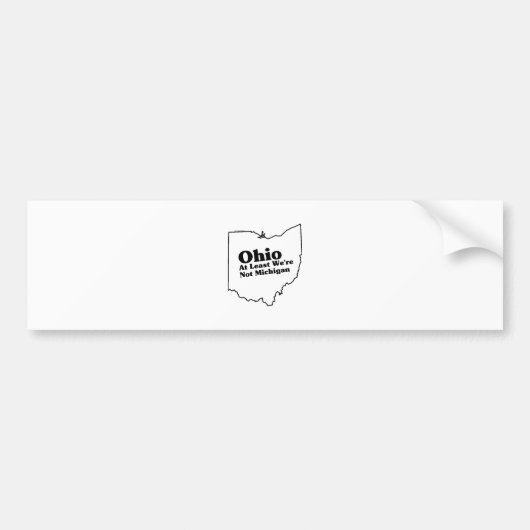 Ohio State Slogan Bumpersticker (Voorkant)