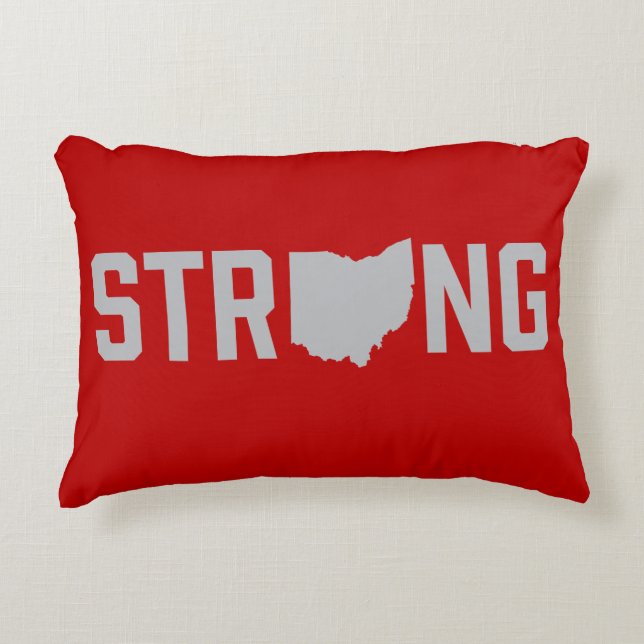 Ohio State Strong Accent Pillow Decoratief Kussen (Voorkant)