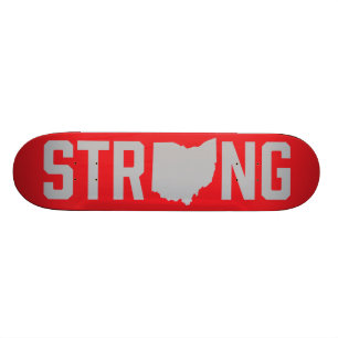 Ohio State Strong Buckeyes Skateboard