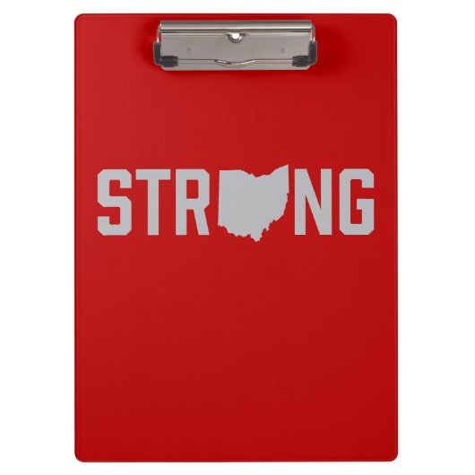 Ohio State Strong Clipboard Klembord (Voorkant)