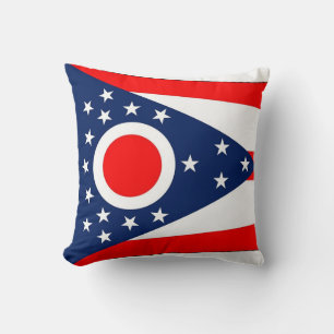 Ohio State Vlag Amerikaans MoJo Kussen
