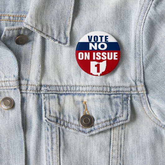 Ohio Stemming nr. 1 Ronde Button 5,7 Cm (In situ)