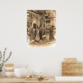 Ohio Suffragettes die in Cincinnati knollen Poster (Keuken)