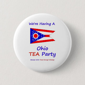 Ohio TEA Party - We zijn al zo geTaxed! Ronde Button 5,7 Cm