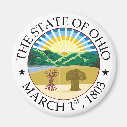 Ohio-teken Magneet (Voorkant)