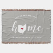 Ohio Thuisstaat Persoonlijk Deken (Voorkant)