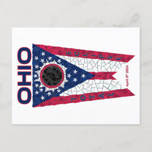 Ohio Total Eclipse-Briefkaart Briefkaart