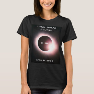 OHIO Totale zonsverduistering 8 april 2024 T-shirt
