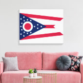 Ohio (US State) Canvas Print (Insitu (Woonkamer))