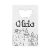 Ohio Vacances Dessin Vacances Art Voyage Desig (Dos)