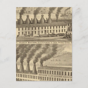 Ohio Valley Pottery, Laughlin Brothers Briefkaart