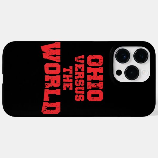 OHIO VERSUS DE WERELD Case-Mate iPhone CASE (Achterkant (horizontaal))