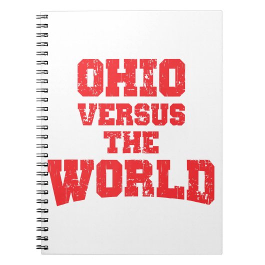 OHIO VERSUS DE WERELD NOTITIEBOEK (Voorkant)