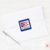 Ohio Vierkante Sticker (Envelop)