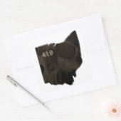 OHIO VIERKANTE STICKER (Envelop)