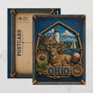 Ohio Vintage Reis Briefkaart