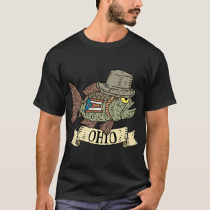 Ohio vis met hoed. t-shirt