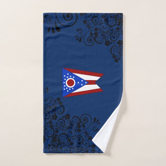 Ohio vlag handdoek (Handdoek)