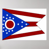 Ohio vlag poster (Voorkant)