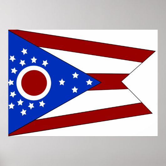 Ohio vlag poster (Voorkant)