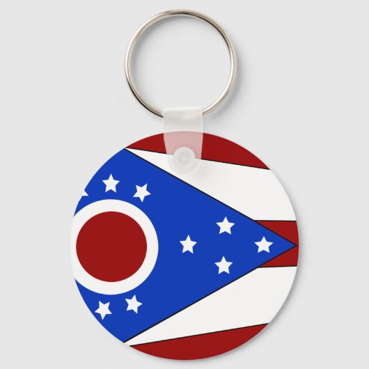 Ohio vlag sleutelhanger (Voorkant)