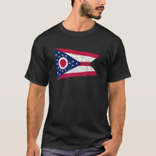 Ohio Vlaggenstaat Stijl 1 T-shirt