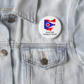 OHIO voor DONALD TRUMP Presidentiële Button 2020 (In situ)