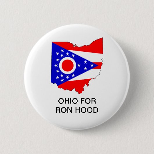 OHIO voor Ron Hood GOVERNOR Button (Voorkant)