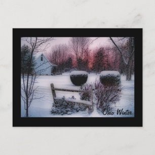 Ohio Winter briefkaart