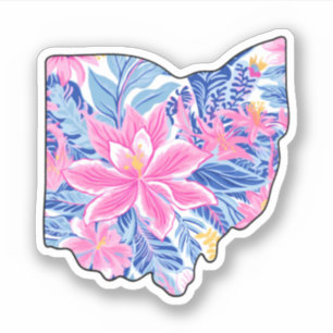 Ohio - Zomerse Sticker - Lilly Inspired