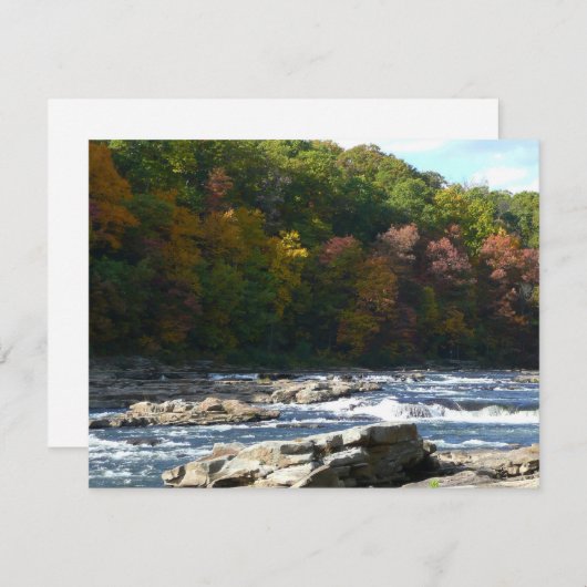 Ohiopyle Rapids in Herfst Pennsylvania (Voorkant / Achterkant)