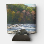 Ohiopyle Rapids in Herfst Pennsylvania Blikjeskoeler (Achterkant)