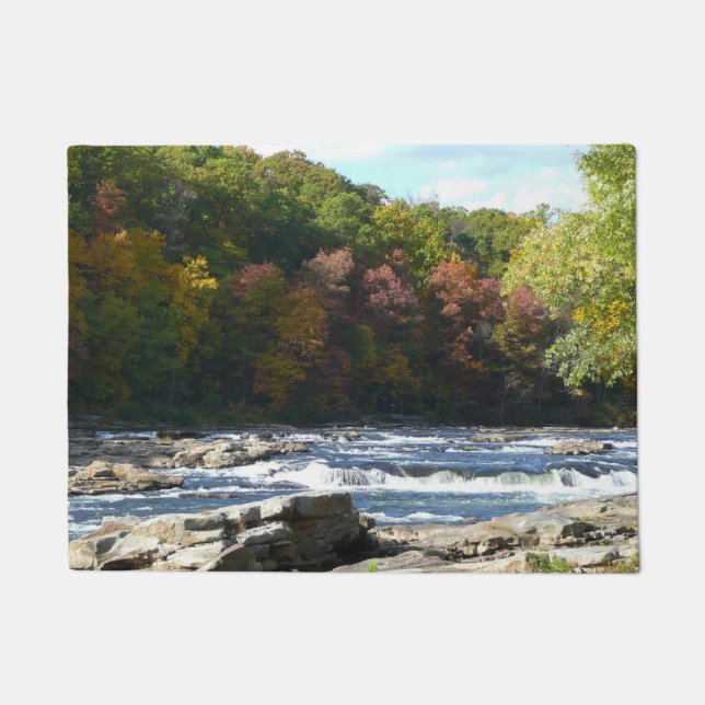 Ohiopyle Rapids in Herfst Pennsylvania Deurmat (Voorkant)