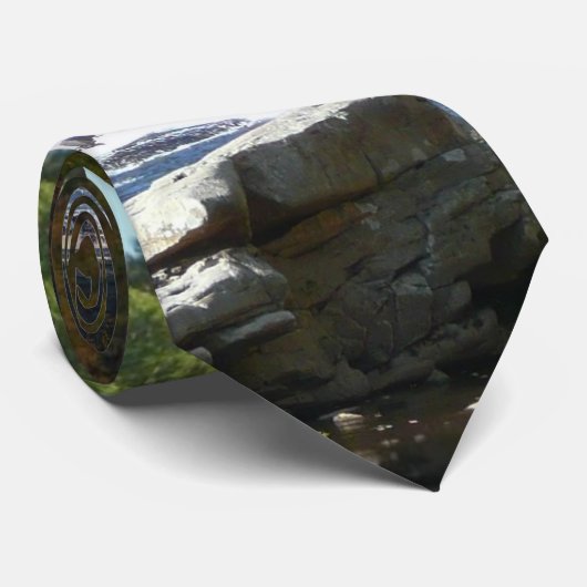 Ohiopyle Rapids in Herfst Pennsylvania Stropdas (Opgerold)