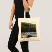Ohiopyle Rapids in Herfst Pennsylvania Tote Bag (Voorkant (product))