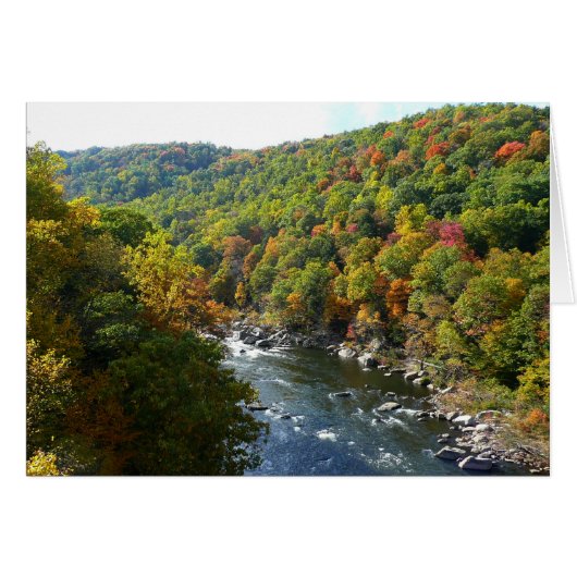 Ohiopyle River à l'automne II Pennsylvanie Automne (Devant horizontal)