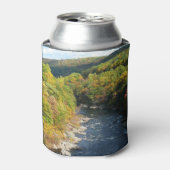 Ohiopyle River in Herfst I Pennsylvania Autumn Blikjeskoeler (Blikje Voorkant)