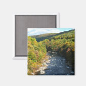 Ohiopyle River in Herfst I Pennsylvania Autumn Magneet (Voorkant / Achterkant)