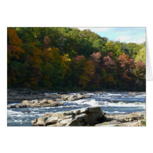 Ohiopyle River Rapids à l'automne Pennsylvanie Aut