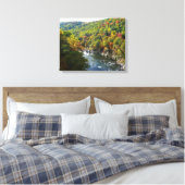 Ohiopyle rivier in Herfst II Autumn Pennsylvania Canvas Afdruk (Insitu (Slaapkamer))