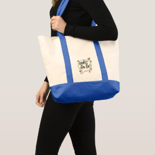 Ohlala Aesthetic Sticker Tote Bag