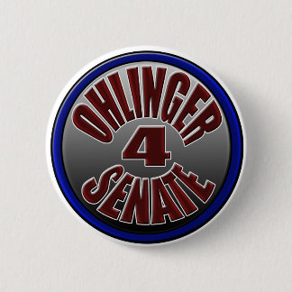 Ohlinger voor senaatpin... ronde button 5,7 cm