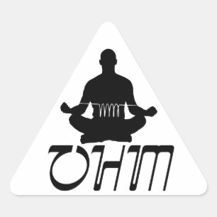 OHM DRIEHOEK STICKER