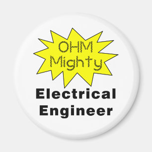 Ohm machtige elektroingenieur magneet