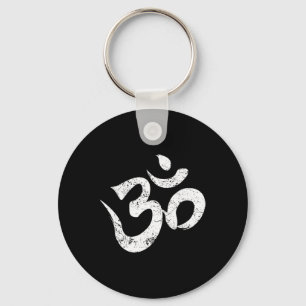 Ohm-meditatiesymbool Aum Spiritueel Indisch Boeddh Sleutelhanger