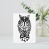 Ohm Owl Briefkaart (Staand voorkant)