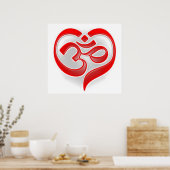Ohm - Poster van het hart (Keuken)