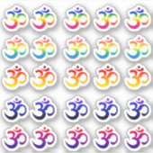 Ohm sticker verloopkleurenpakket (Voorkant)