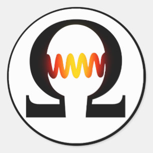 Ohm Symbool Sticker