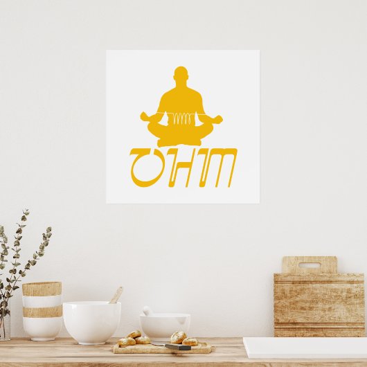 OHM Yellow Poster (Keuken)